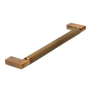 Knurled Antique Brass Handle