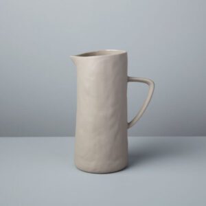 Stoneware Pitcher Sterling Grey