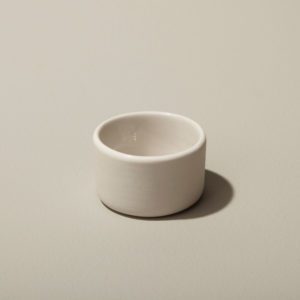 Stoneware Round Cellar White