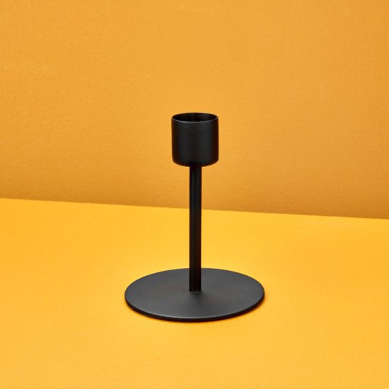Black Taper Candle Holder, Medium Dunvara Design
