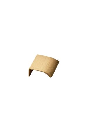 Edge Straight Brushed Brass Handle