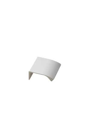 Edge Straight Matt White Handle