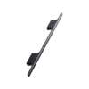 Tau Brushed Black Matt Handle