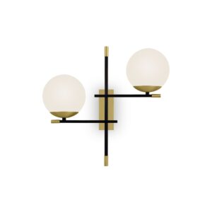 Nostalgia 2 Bulbs Matt Gold Wall Lamp
