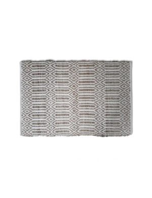White Tulear Jute Rug
