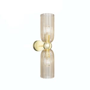 Antic 2 Bulb Gold Wall Lamp