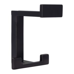 Matt Black Coat Hook #2324