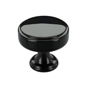 Clare Black Nickel Knob