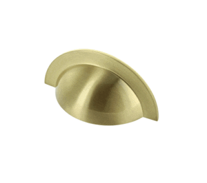 Moy Brushed Satin Brass Round Cup
