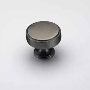 brushed iron knob