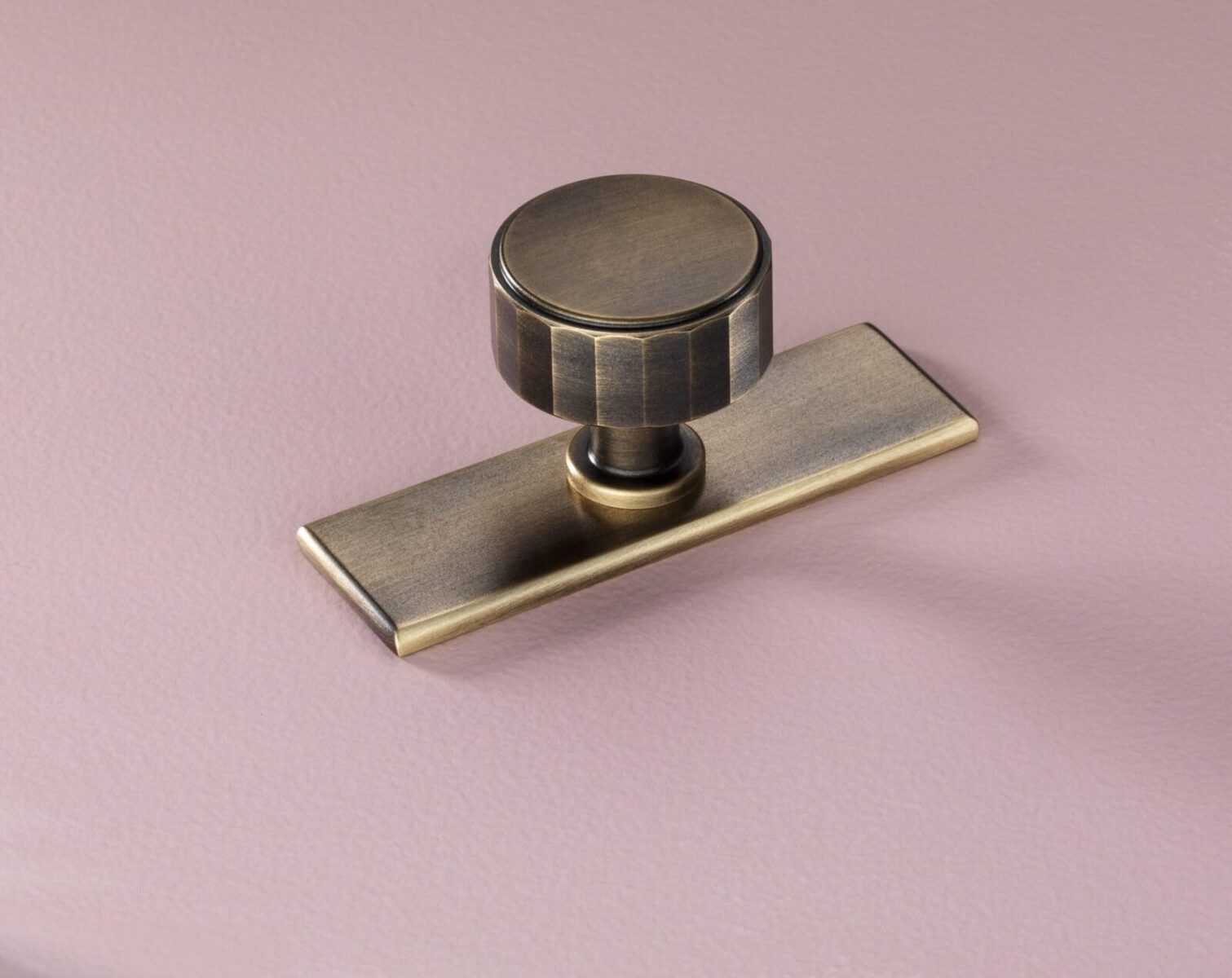 Broadway Brushed Satin Brass Knob Dunvara Kitchen & Interior Design