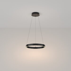 Rim Black Round Chandelier XS