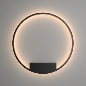Rim Black Wall Light