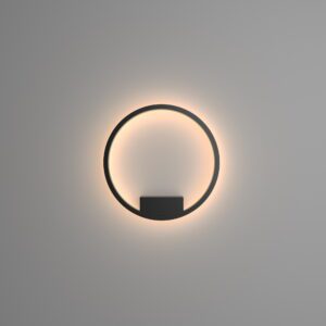 Rim Black Wall Light