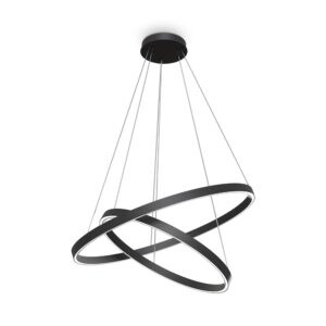 Rim Black Chandelier