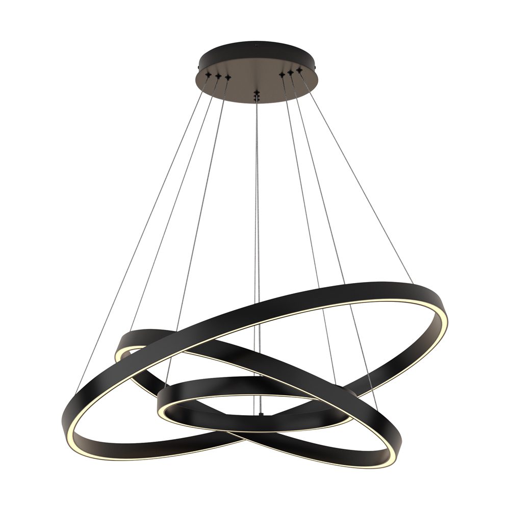 Rim Black Chandelier