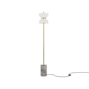 Grey and Gold Kyoto Floor Lamp