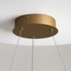 curve gold pendant light