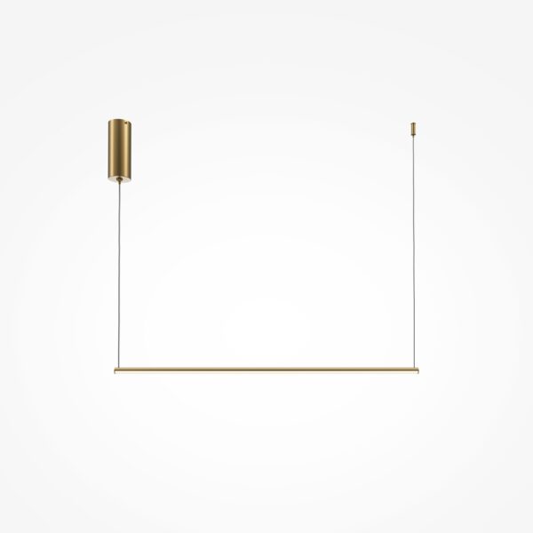 halo horizontal gold pendant light