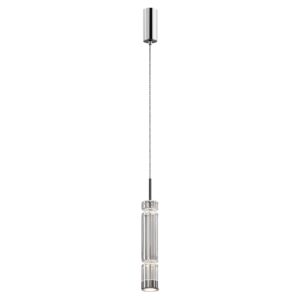 Ordo Silver Glass Pendant Light Small