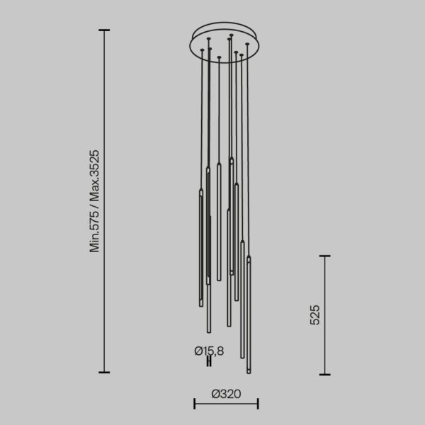 Light Stick 350 Pendant Light