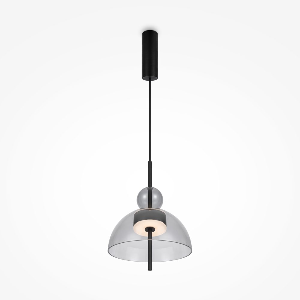 Bangkok Orb Grey Pendant Light