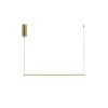 halo horizontal gold pendant light