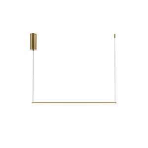 halo horizontal gold pendant light