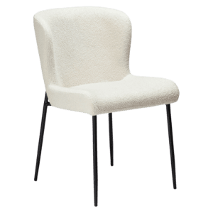 GLAM Dining Chair - RPES with Black Legs