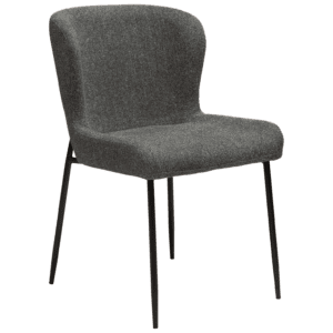 GLAM Dining Chair – Black Legs