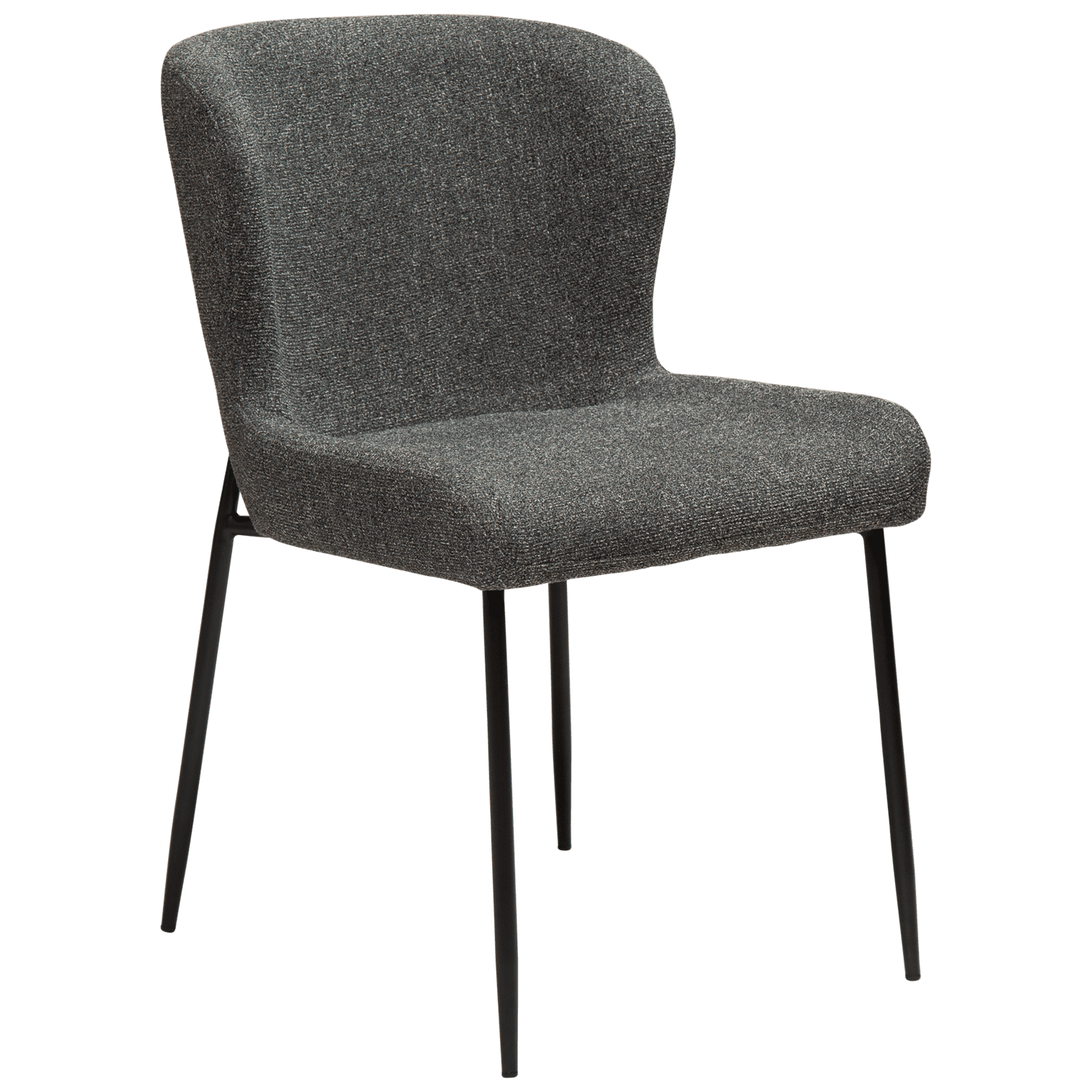 GLAM Dining Chair – Black Legs