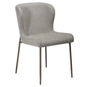 GLAM Dining Chair – Antique Brass Legs