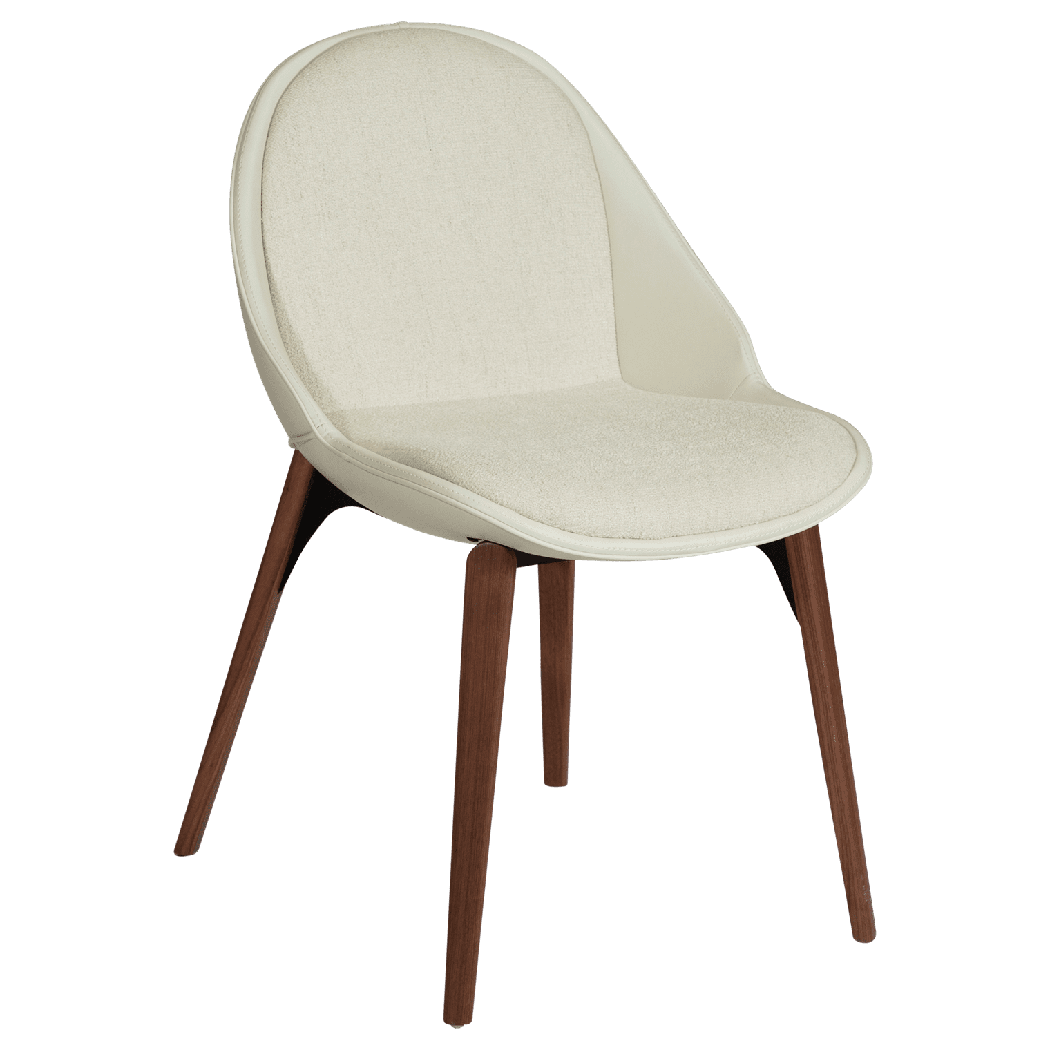 arch-chair-bone-white-boucle-w-bone-white-art-leather-w-walnut-legs-100205108-01-main