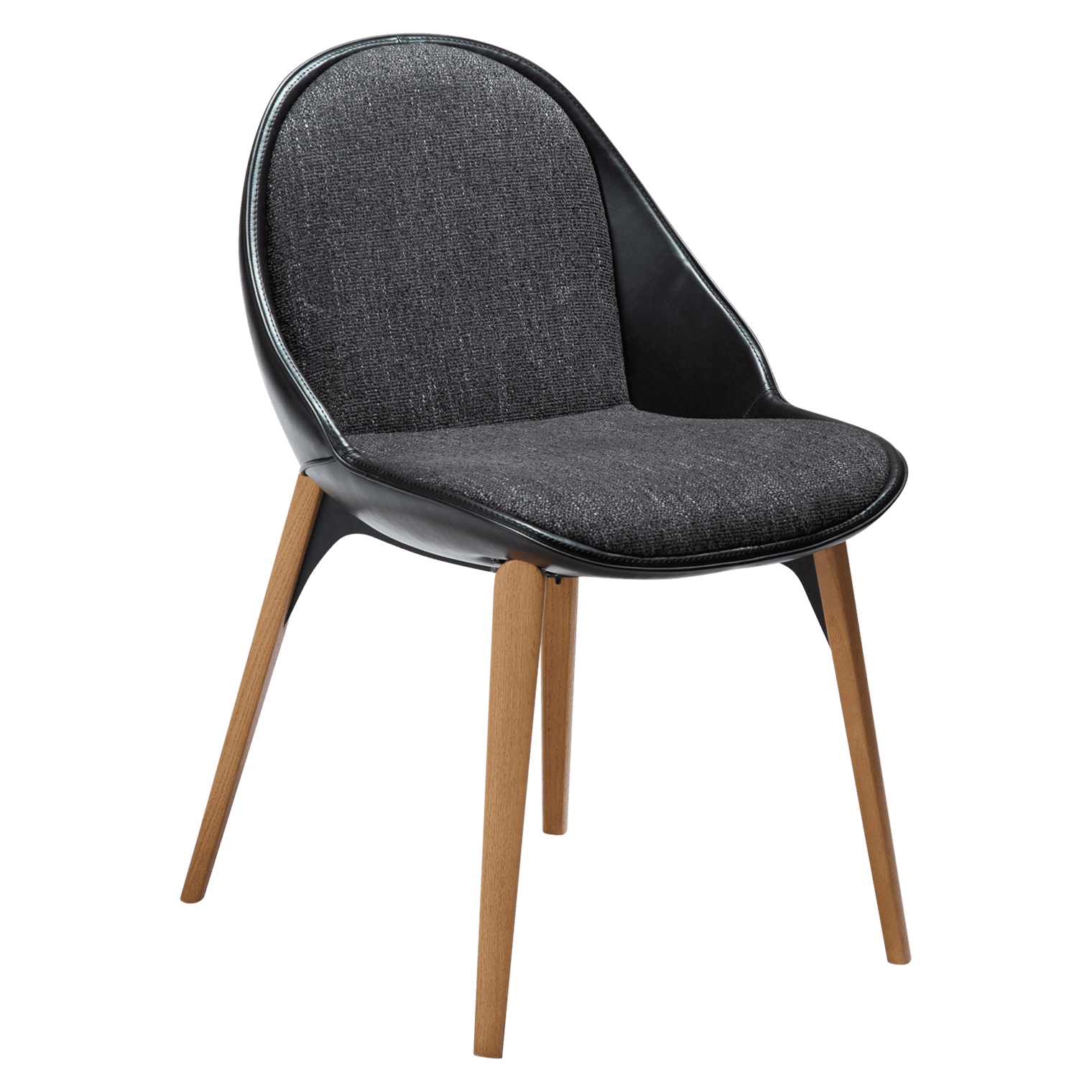 arch-chair-raven-black-boucle-w-vintage-black-art-leather-w-oak-legs-100205104-01-main