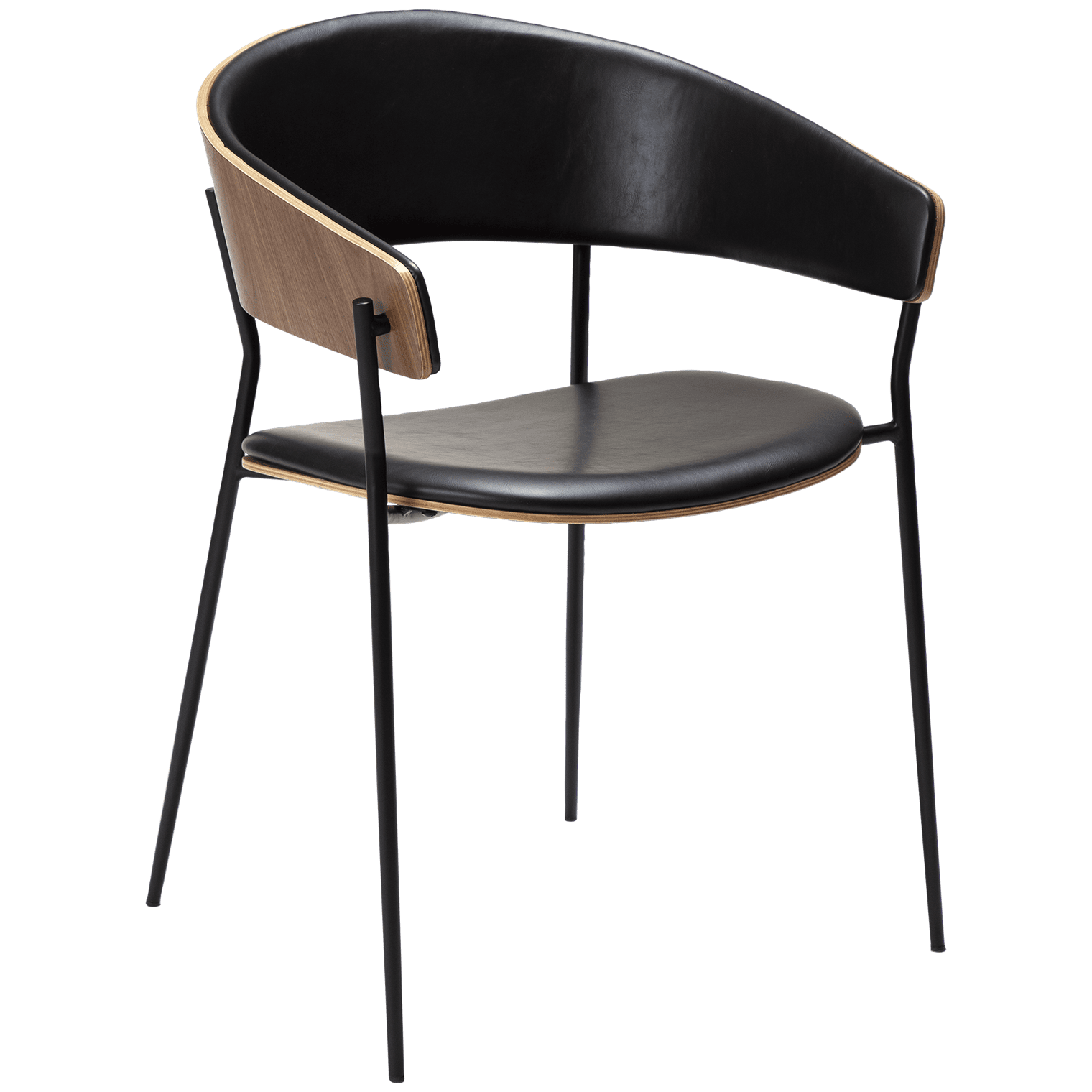 crib-chair-vintage-black-art-leather-with-walnut-veneer-with-black-metal-legs-100200650-01-main