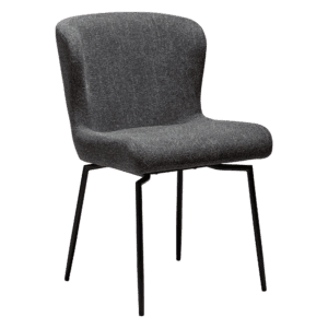 GLAM Chair Black Swivel Legs