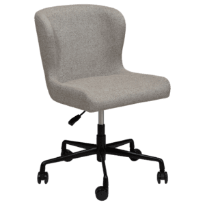 GLAM Office Chair – Raven Black or Pebble Earth Bouclé with Black Base