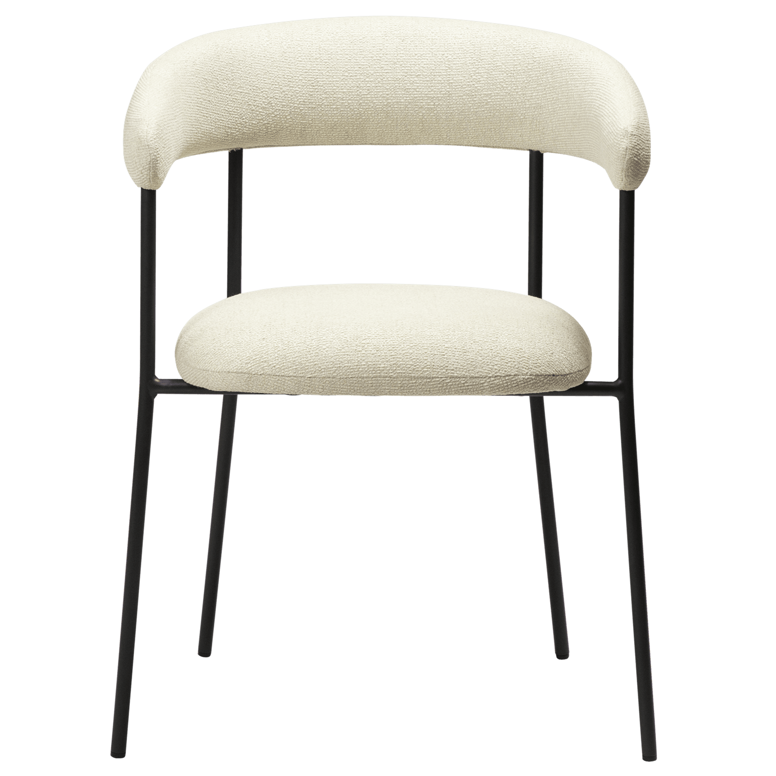 plenti-armchair-bone-white-boucle-fabric-with-black-metal-legs-100350102-02-front