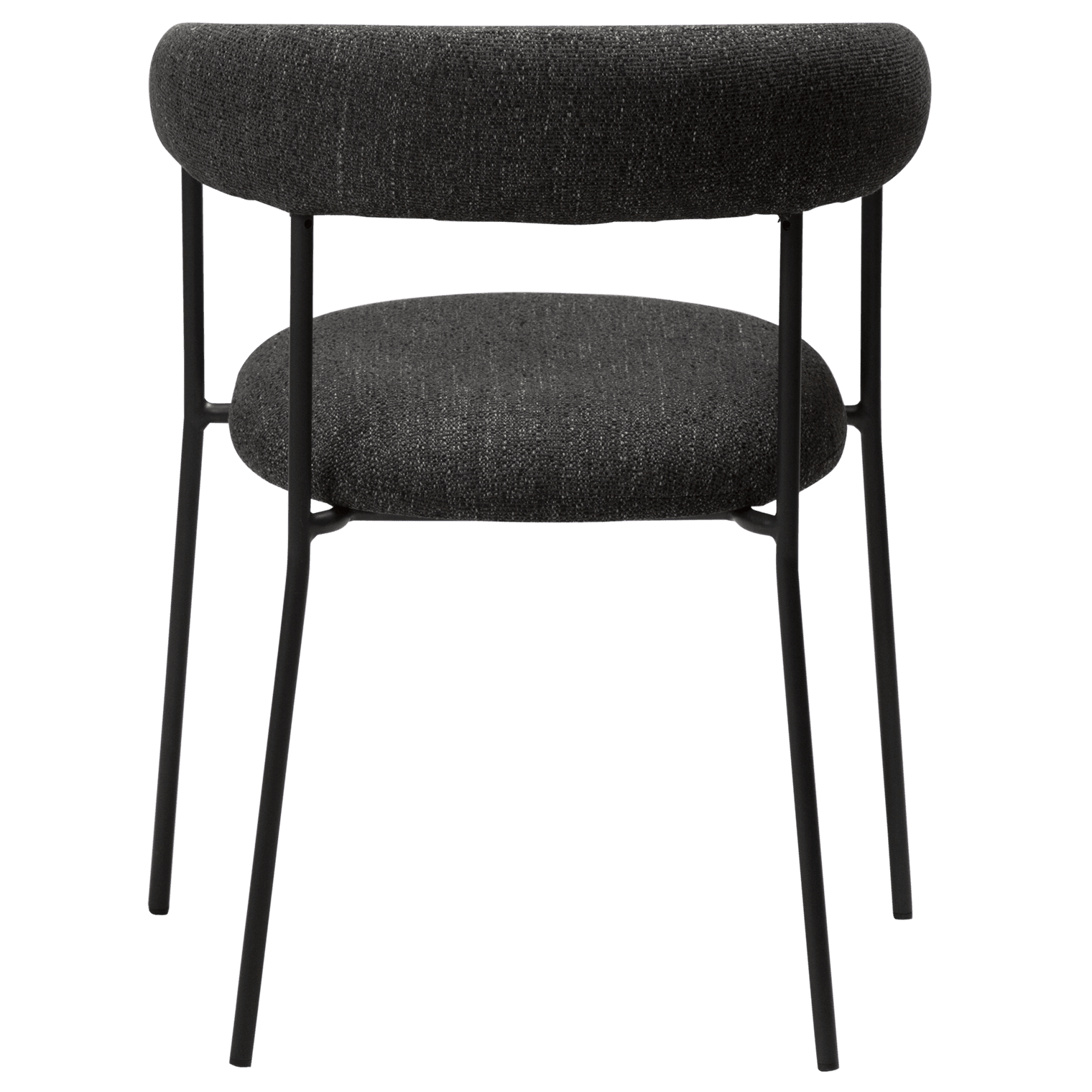 plenti-armchair-raven-black-boucle-fabric-with-black-metal-legs-100350100-04-back