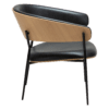 crib-lounge-chair-raven-black-faux-leather-w-whitewashed-oak-veneer-w-black-metal-legs_700200690-03-profile