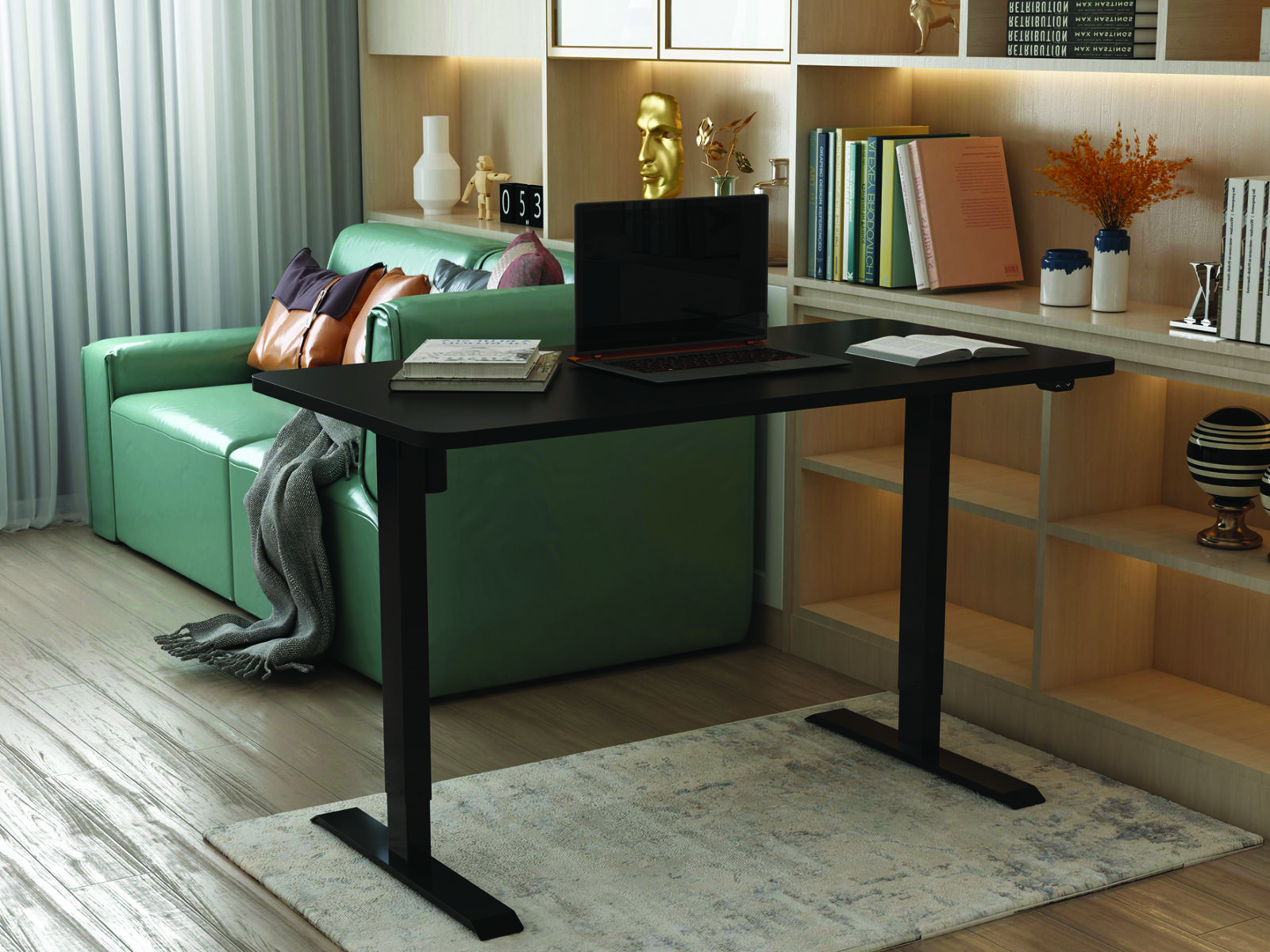 Single Motor 2 Stage Desk Frame