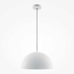 Basic White Round Pendant Light