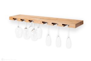 Wooden Wine Glass Shelf