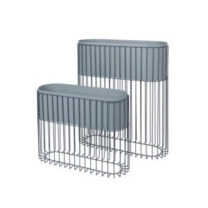 Fenja Large Flowerpot Insignia Blue - Set of 2