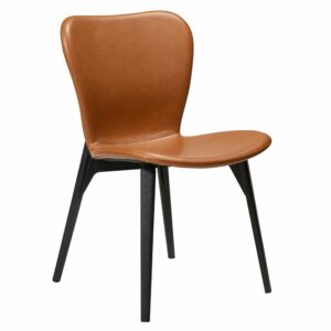 PARAGON Leather Chair - with Black Ash Legs