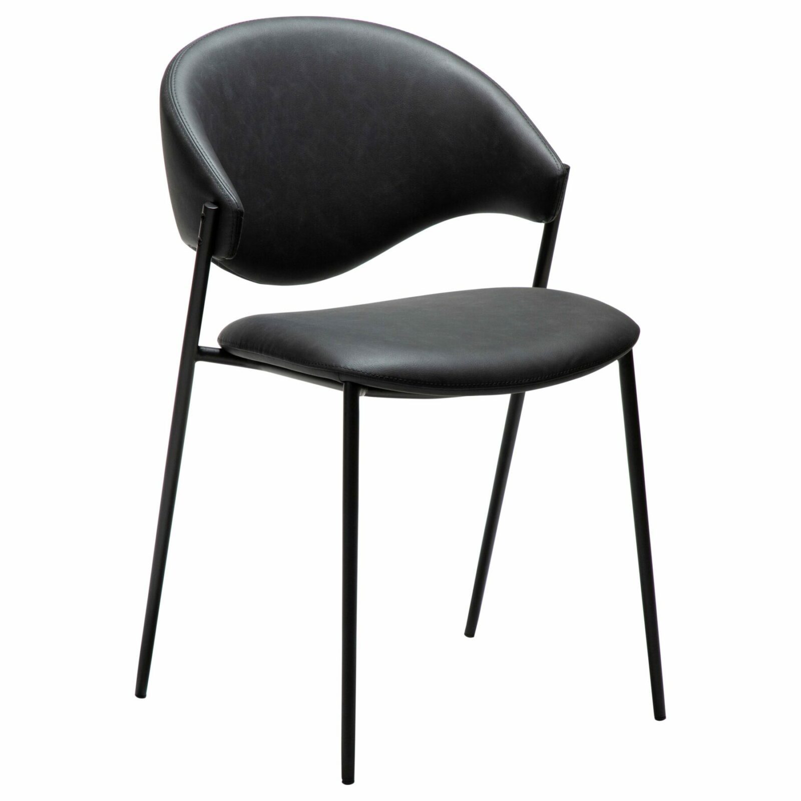zone-chair-raven-black-faux-leather-w-black-legs_100107402-01-main Zone Raven Black