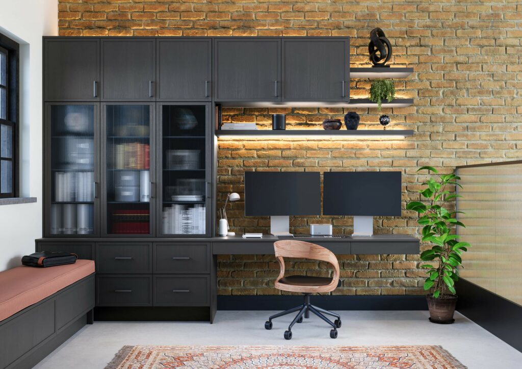 Black Bespoke Home Office