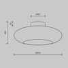 Aros Light Measurements Dunvara Design Aros White Ceiling Light Dunvara Design