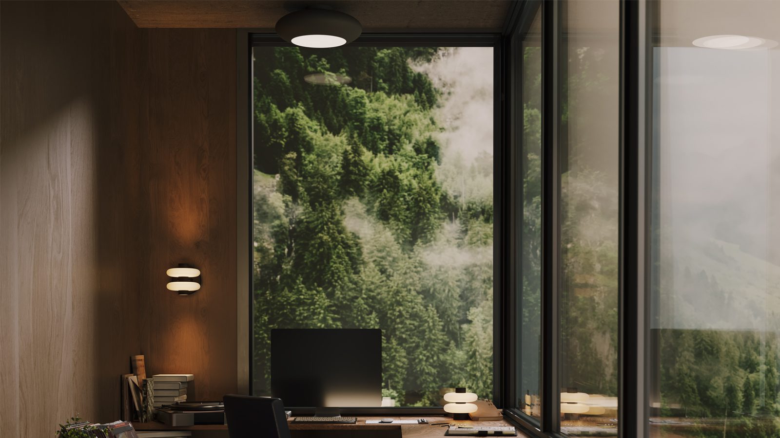 Aros White Ceiling Light Dunvara Design Aros Ceiling Light Lifestyle Image