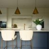 kitchen-island-seating-tipperary-shaker-style Kitchen island with seating in a shaker style kitchen designed for a family home in Tipperary